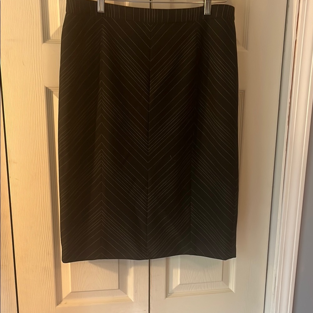 Ideology Black Pencil Skirt Knee-Length Work